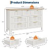 Nasitip 7 Drawer Dresser for Bedroom, Wooden Closet Storage Chest for Living Room, Hallway, Entryway - 4 of 4
