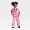 Toddler Girls' Velour Sweatshirt - Cat & Jack™ - 4 of 4