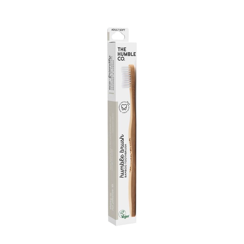 The Humble Co. Adult White Soft Toothbrush, 3 of 8