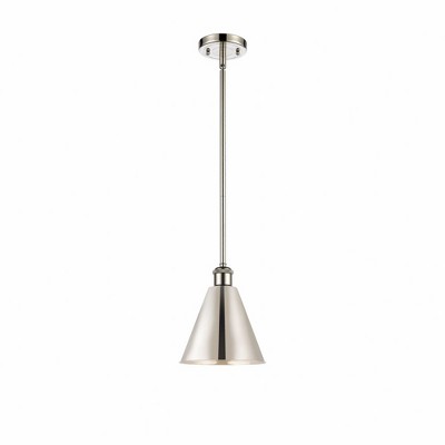 Ballston Cone - 1 Light Pendant In Industrial Style-9.75 Inches Tall and 8 Inches Wide