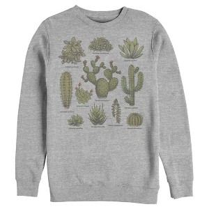 Men's Lost Gods Botanical Cacti Sweatshirt - 1 of 4