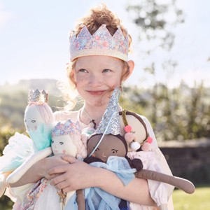 Meri Meri Floral & Pearl Party Crown (Pack of 1) - 1 of 4