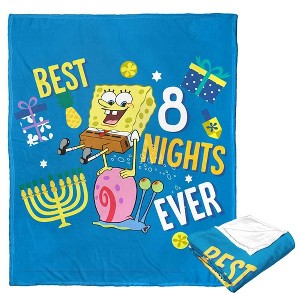 Spongebob Best Eight Nights Silk Touch Throw Blanket - 1 of 4