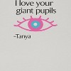 Rerun Island Women's Love Your Giant Pupils By Tanya Luxury Paradise With A Side Of Chaos Short Sleeve Graphic Cotton Baby Tee - 2 of 4