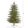 7ft. Mountain Pine Artificial Christmas Tree with 450 Clear Lights and 1762 Bendable Branches– Classic Full-Bodied X-Mas Display - 2 of 4
