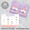 Big Dot of Happiness Pajama Slumber Party - 2-in-1 Girls Sleepover Birthday Party Cards - Activity Duo Games - Set of 20 - 2 of 4