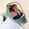 Unique Bargains Portable Travel Floral Canvas Zipper-Closure Makeup Bag 1 Pc - 2 of 4