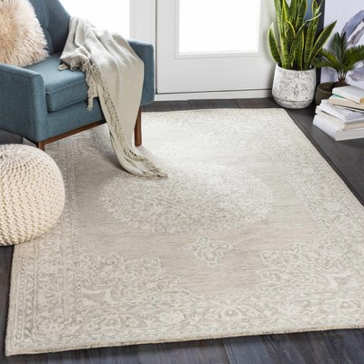 Hauteloom Roessleville Cream Wool Area Rug