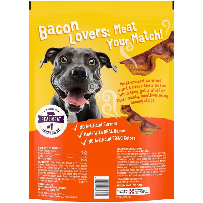 Purina Beggin' Strips Training Treats Bacon & Cheese Flavors Dog Treats, 3 of 11