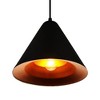 CWI Lighting Keila 1 Light Down Pendant With Black & Gold Finish - 2 of 4