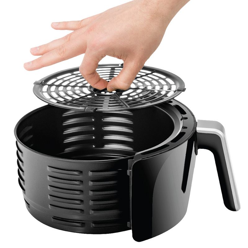 Chefman 3.7qt Air Fryer with Flat Basket - Black, 3 of 6