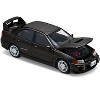 Mitsubishi Lancer Evolution IV RHD (Right Hand Drive) Pyrenees Black Pearl 1/64 Diecast Model Car by Pop Race - 2 of 4