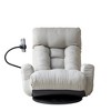 Kumasinova 360° Swivel Accent Chair,Comfy Reading Chair with Adjustable Headrest & Lumbar Support,Lounge Chair for Living Room,Bedroom - 2 of 4