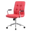 Modern Office Chair with Chrome Arms Red - Boss Office Products - image 2 of 4