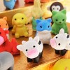 JuzToys 60Pcs Animal Erasers - Desk Pets, 3D Take Apart Pencil Erasers Classroom Rewards,Game Prizes,Treasure Box Party Favors for Kids - 3 of 4