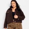 Women's Quilted Barn Jacket - Future Collective Brown - 3 of 3