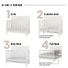 Child Craft Woodland 4-in-1 Convertible Crib, Converts to Day Bed, Toddler Bed and Full Size Bed, 3 Mattress Positions, Baby Safe Finish - 4 of 4