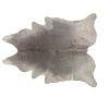 HomeRoots 6' X 7' White and Gray Cowhide Hand Knotted Area Rug - 4 of 4
