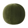 GDFStudio Rattler 12" Round Ball-Shaped Accent Throw Pillow - 2 of 4