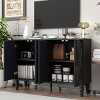 47.2'' TV Stand,Modern TV Stand With 2 Spacious Storage Space,Entertainment Center TV Stand,TV Stand For Living Room-Cuddlewood - 2 of 4