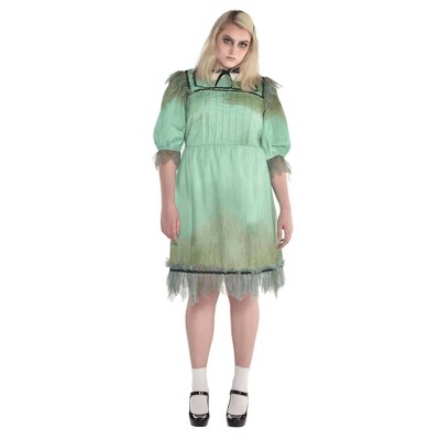  Adult Plus Dreadful Darling Halloween Costume 