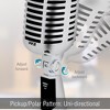 Pyle Pro PDMICR42SL Old Fashioned Vintage Retro Style Dynamic Adjustable Compact Desktop Studio Mic Professional Vocal Recording Microphone - 3 of 4
