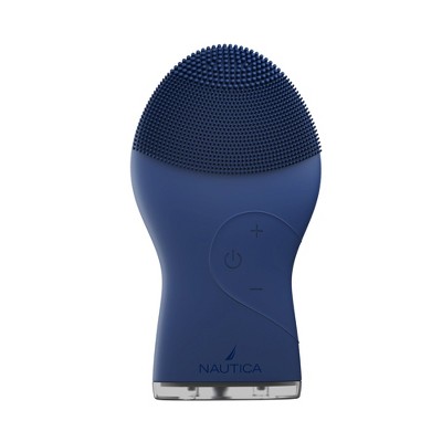 Nautica PC120 Sonic Facial Cleansing Brush Made with Ultra Hygienic Soft Silicone, Waterproof and Rechargeable Face Scrub Brush for Men & Women