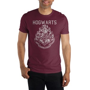 Hogwarts Crest Mens Short Sleeve Shirt - 1 of 1