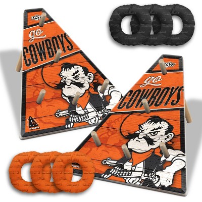 NCAA Oklahoma State Cowboys Ring Bag: Birch Material Toss Game Set, Ages 10+