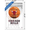Trends International NBA Chicago Bulls - Drip Basketball 21 Framed Wall Poster Prints - 3 of 4