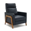 TiramisuBest Leather Push Back Recliner-Midnight Blue - 4 of 4