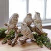 Birds on Branch Polyresin Figurine Set Of 2 6.5 Inch for Holiday Displays By Melrose - 2 of 3
