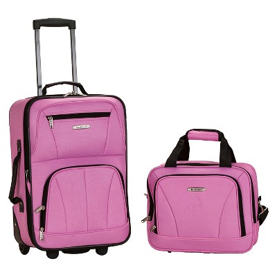 rockland luggage sonic 3 piece hardside spinner luggage set