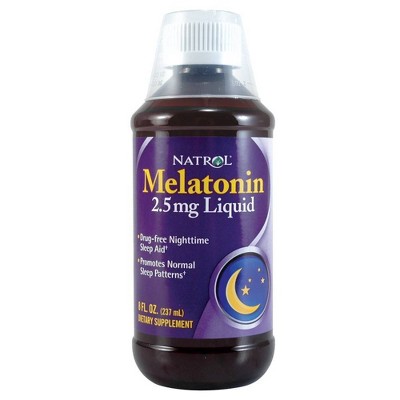 Natrol Melatonin Liquid-8oz bottle