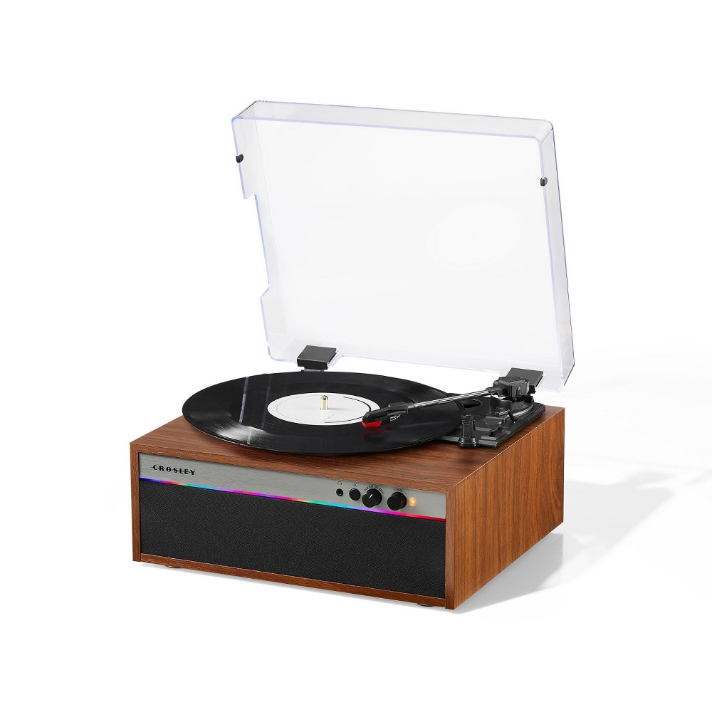 Strobe Record Player - Walnut Brown