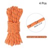 Unique Bargains Polyester Cord Fluorescent Reflective Outdoor Camping Tent Rope 4 Pcs - 2 of 4