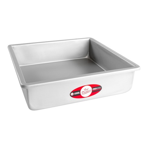 Fat Daddio's Anodized Aluminum Square Cake Pan Solid Bottom - 3 Deep -  12x12x3 : Target