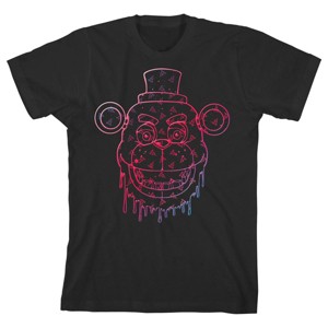 Five Nights at Freddy's Shadow Freddy Boy's Black T-shirt - 1 of 3