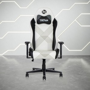 PAGED Adjustable Height Office Chair, Modern Rotatable Gaming Chair with Headrest and Lumbar Pillow, Ergonomic Computer Chair for Gamer - 1 of 4