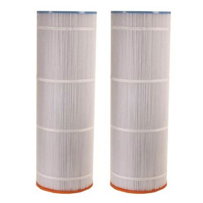 Unicel SC3-SR100 102 Square Foot 3 Oz Media Replacement Swimming Pool Filter Cartridge, 195 Pleats, Compatible with Sta-Rite Posi-Flo Models (2 Pack)