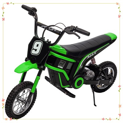 Electric Motorcycle for 8-14 Kids, 24 V Dirt Bike with 3-Speed Modes
