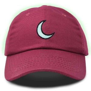 Dalix Moon Embroidered Crescent Astronomy Night Cotton Dad Hat Baseball Cap Adjustable Womens - 1 of 4