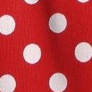 red w/ white polka dot