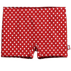 City Threads USA-Made Girls UPF 50+ Printed Swim Boy Shorts - 1 of 4