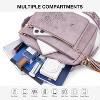 Crossbody Bags for Women Trendy Leather Crossbody Purse Shoulder Handbags Butterfly Design - 3 of 4