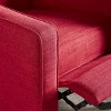 Sapphtopaz Mid-Century Modern Accent Chair Wingback Recliner Chair Upholstered Armchair with Footrest Comfy Chair for Bedroom, Living Room - 3 of 4