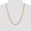 Black Bow Jewelry 5.25mm, 10k Yellow Gold Hollow Curb Link Chain Necklace - 2 of 4