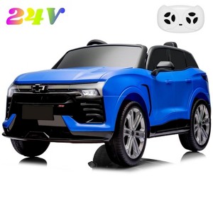 Jojoka 24V 2-Seater Licensed Chevrolet Blazer Kids' Electric SUV Ride-On with Parent Remote, 3-Speed, Bluetooth Music, LED Lights - 1 of 4