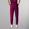Valencia Jogger Scrub Pants for Women | Medical Scrub Pants | Women Scrub Pants - Red- X-Large - 3 of 4