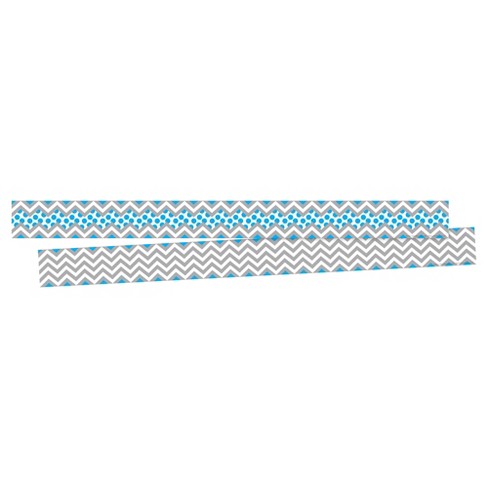 Stripes & Dots Double-Sided Border, 38 Feet